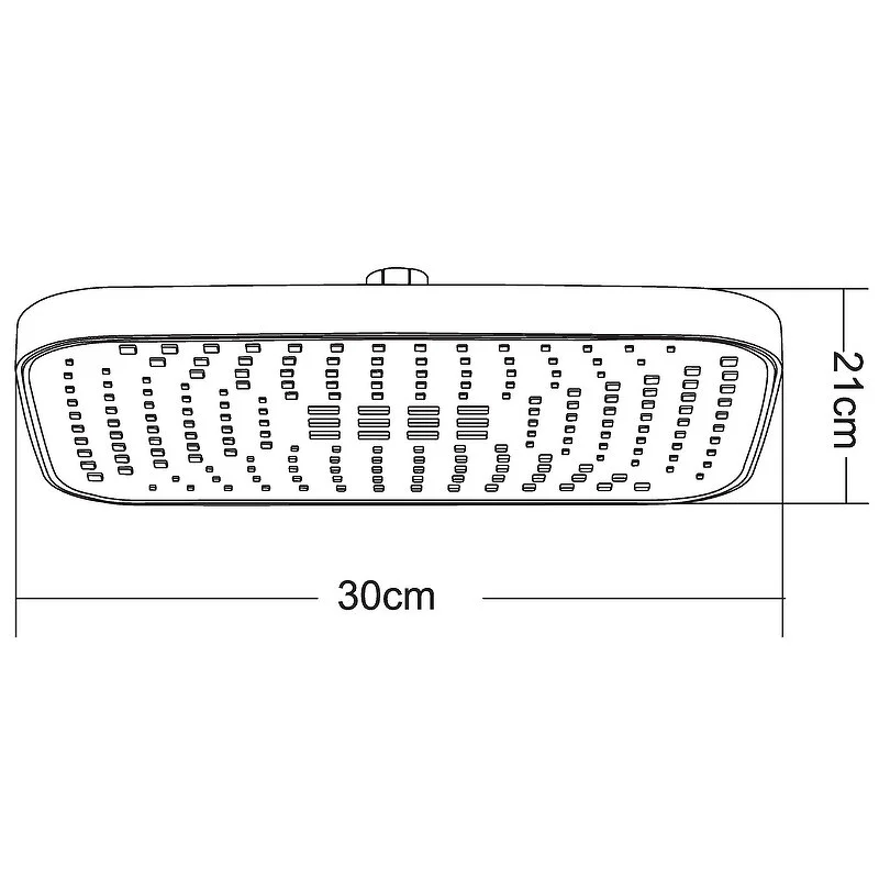 Orange S14TScr верхний душ, хром