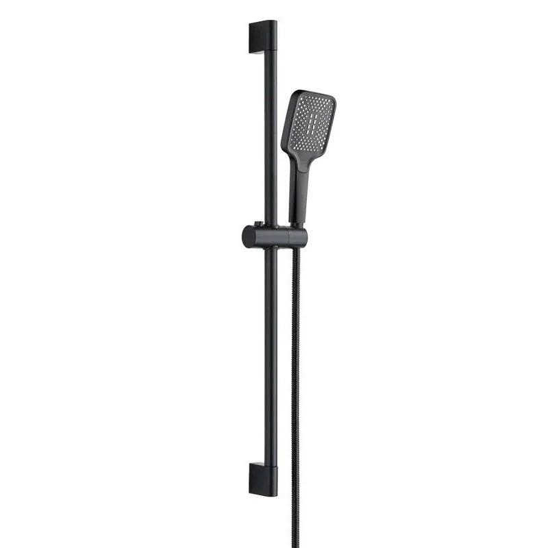 Orange O-Shower OS814b Душевой гарнитур, штанга 700 мм, лейка 1 режим, шланг 1,5 м, черный Orange O-Shower OS814b Душевой гарнитур, штанга 700 мм, лейка 1 режим, шланг 1,5 м, черный