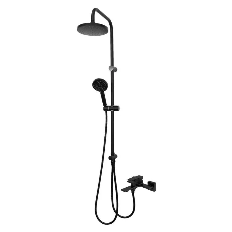 Orange Lutz M04-932b душевая система смеситель с изливом, черный Orange Lutz M04-932b душевая система смеситель с изливом, черный