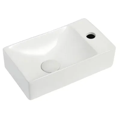 Orange B05-375RW раковина правая санфарфор, белый гл...