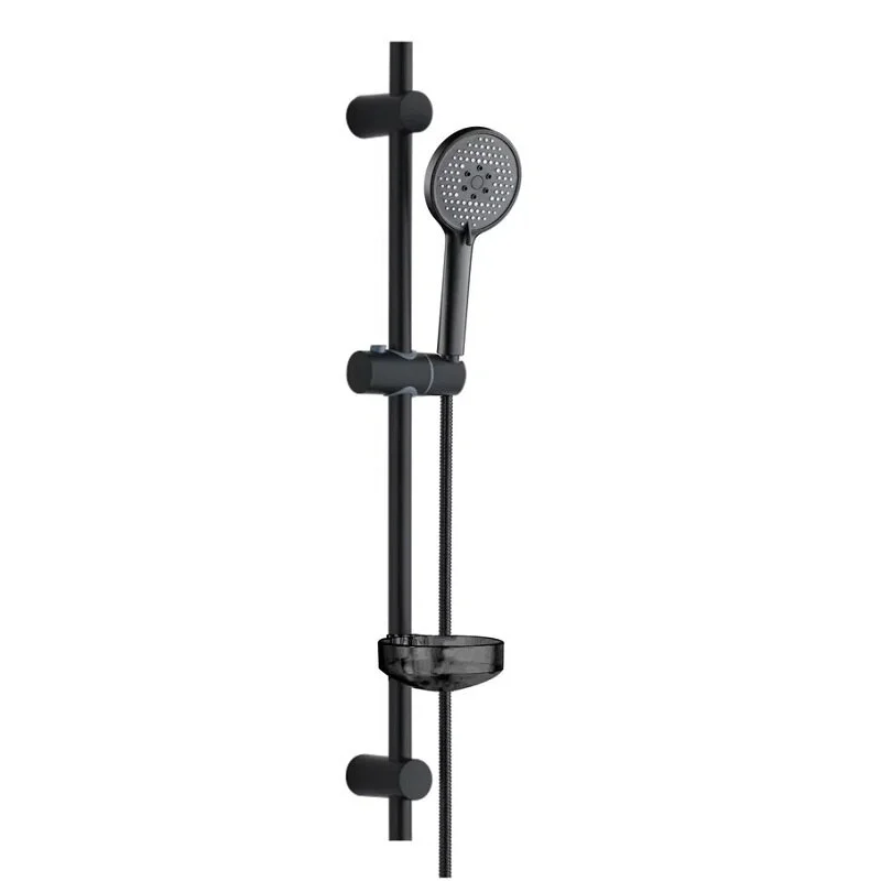 Orange O-Shower OS713b Душевой гарнитур, штанга 700 мм, лейка 3 режима, шланг 1,5 м, черный Orange O-Shower OS713b Душевой гарнитур, штанга 700 мм, лейка 3 режима, шланг 1,5 м, черный