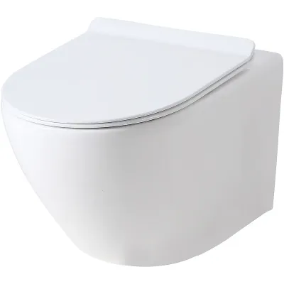 Унитаз подвесной Orange C07-100w безободковый, сиден...