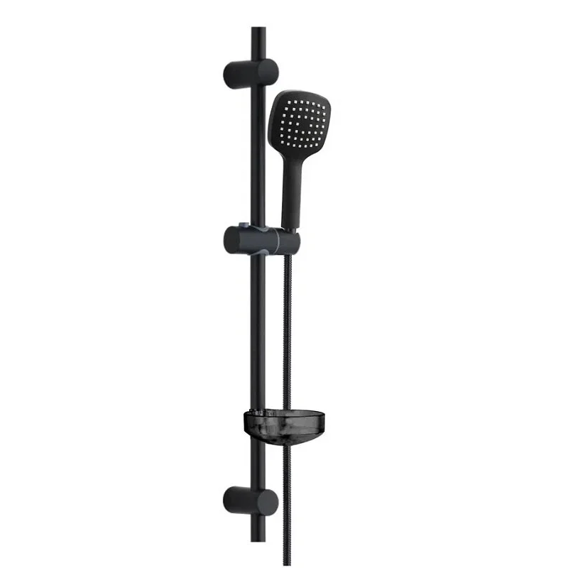 Orange O-Shower OS704b Душевой гарнитур, штанга 700 мм, лейка 1 режим, шланг 1,5 м, черный Orange O-Shower OS704b Душевой гарнитур, штанга 700 мм, лейка 1 режим, шланг 1,5 м, черный