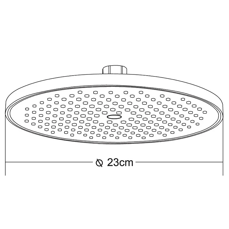 Orange S13TScr верхний душ, хром