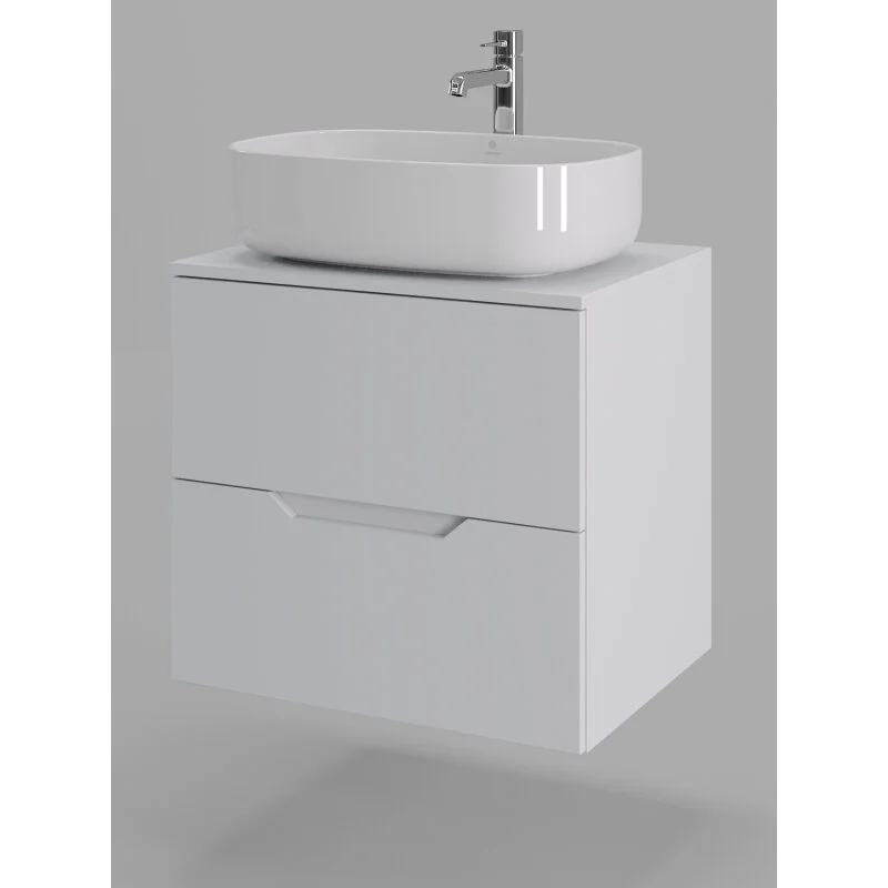 Orange Line Li-60TuwMDF+B07-540W тумба с раковиной подвесная 60 см, белый Orange Line Li-60TuwMDF+B07-540W тумба с раковиной подвесная 60 см, белый
