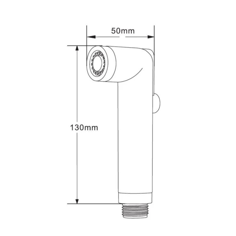 Гигиеническая лейка Orange HS001bk черный