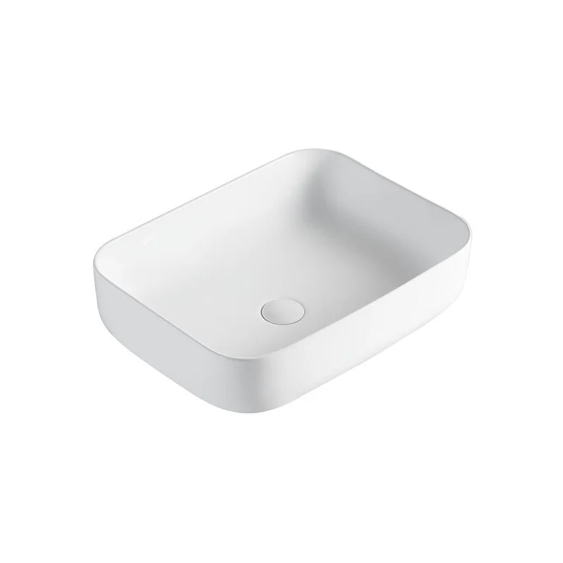 Orange B05-500W раковина накладная санфарфор, белый глянец Orange B05-500W раковина накладная санфарфор, белый глянец
