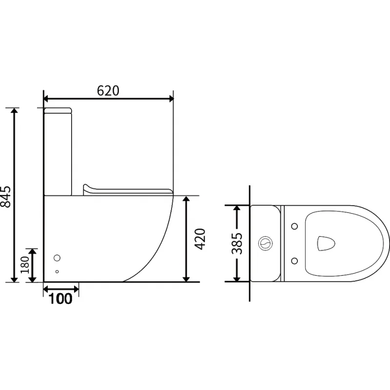 Унитаз-компакт Orange C05-000w сиденье с микролифтом