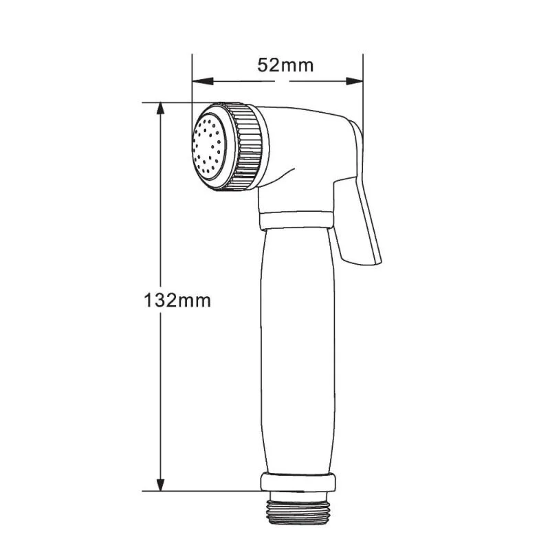 Гигиеническая лейка Orange HS004cr хром