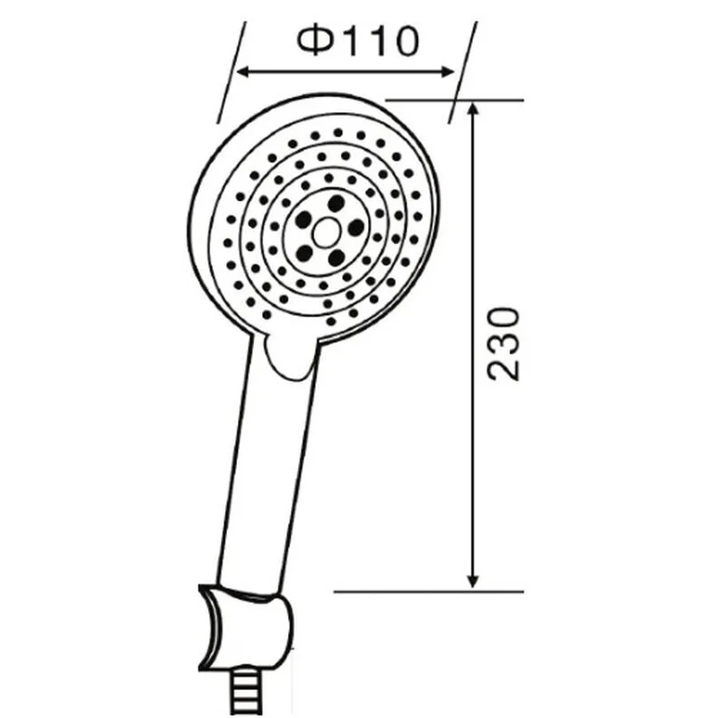 Orange Style LM53b душевой набор, цвет черный