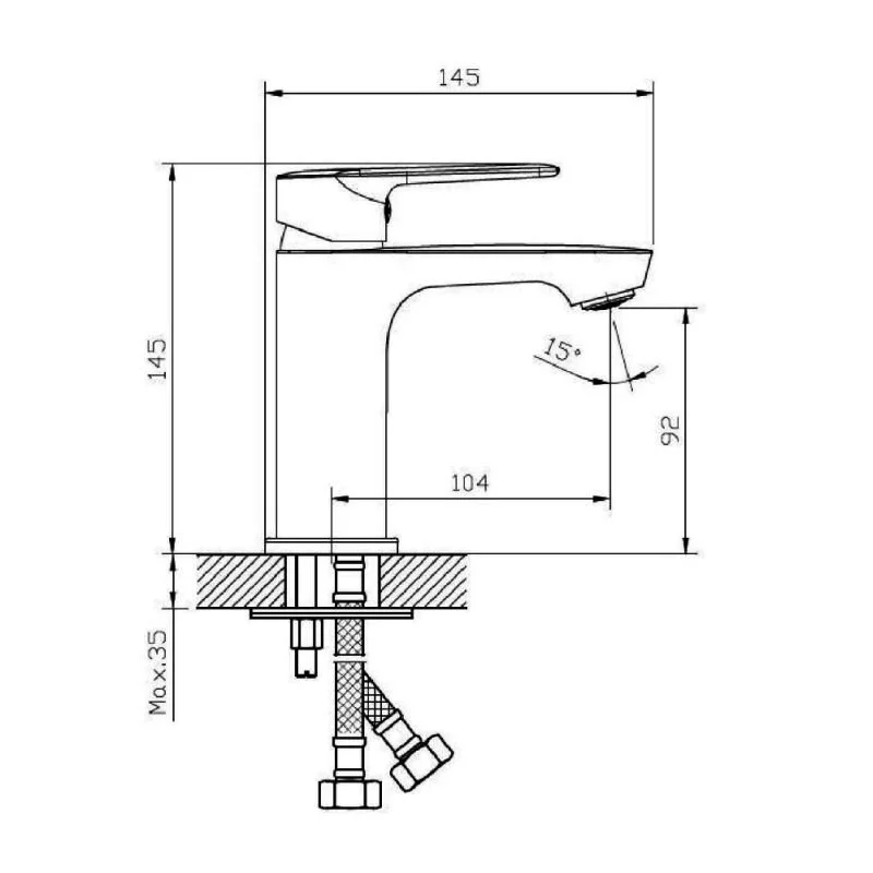 Orange Sofi 2.0 M46-021cr смеситель для раковины однорычажный, хром