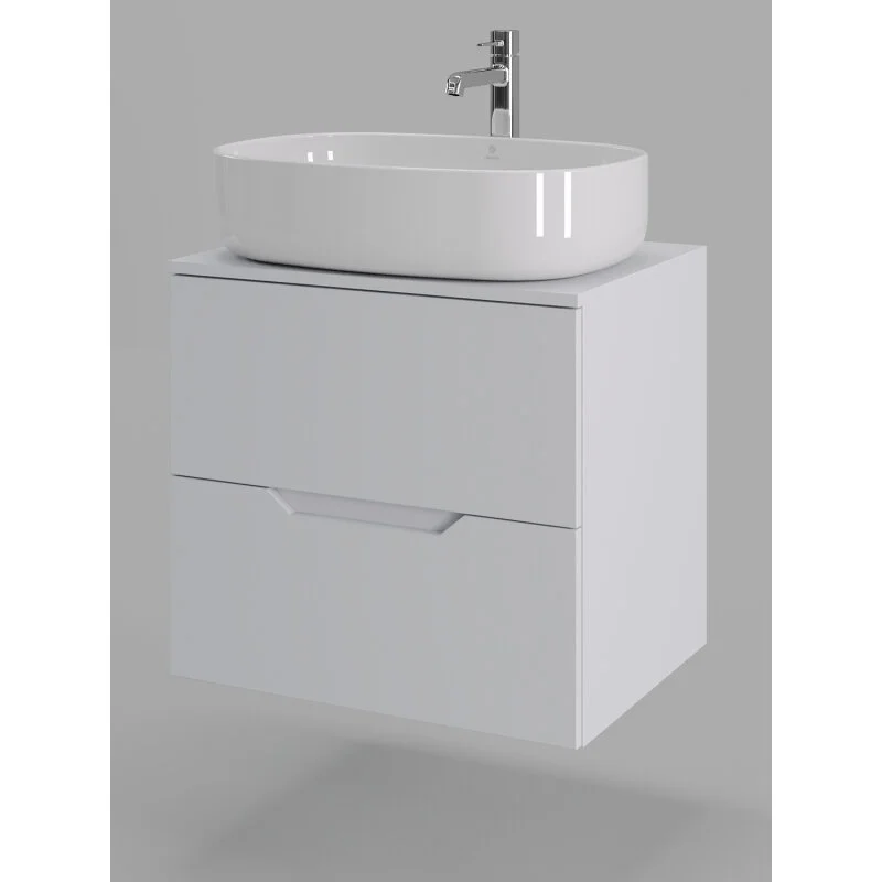 Orange Line Li-60TuwMDF+B04-600W тумба с раковиной подвесная 60 см, белый Orange Line Li-60TuwMDF+B04-600W тумба с раковиной подвесная 60 см, белый
