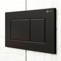 Клавиша смыва Point Ника PN44081BM для инсталляции, черная матовая