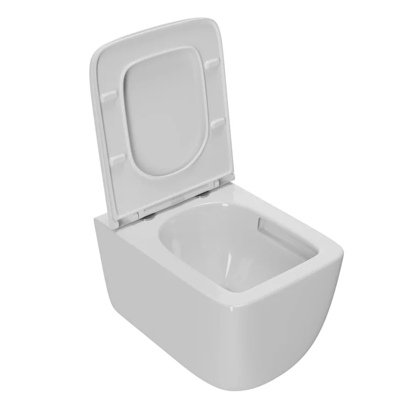 Унитаз подвесной Point Меркурий безободковый, белый, сиденье дюропласт микролифт быстросъем., PN41831