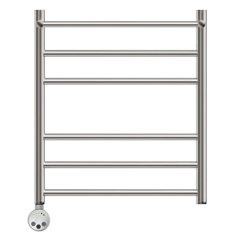 Полотенцесушитель электрический Point Аврора PN10156PE П5 500x600 с полкой левый/правый, хром