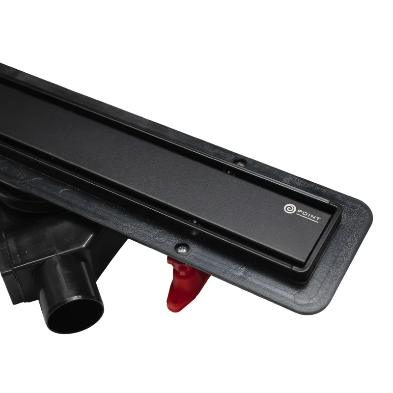 Душевой лоток POINT Деметра сталь черная 550 арт PN50355B