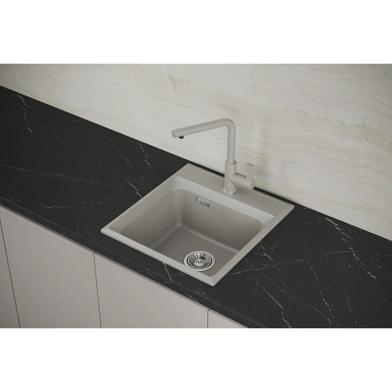 Мойка кухонная Point Мисти 46 серый