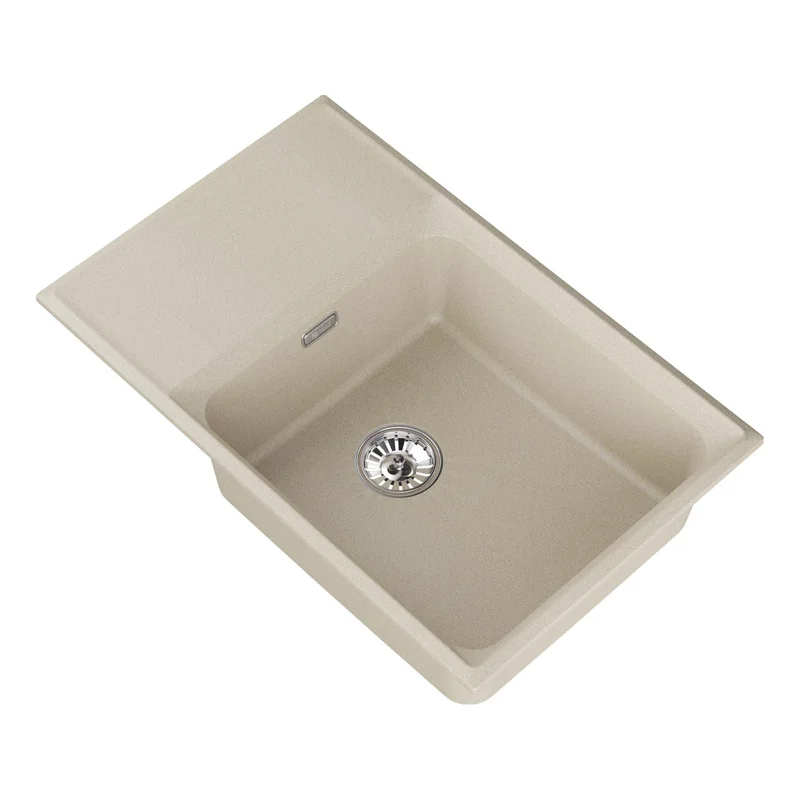Мойка кухонная Point Этна 78 светло-бежевый