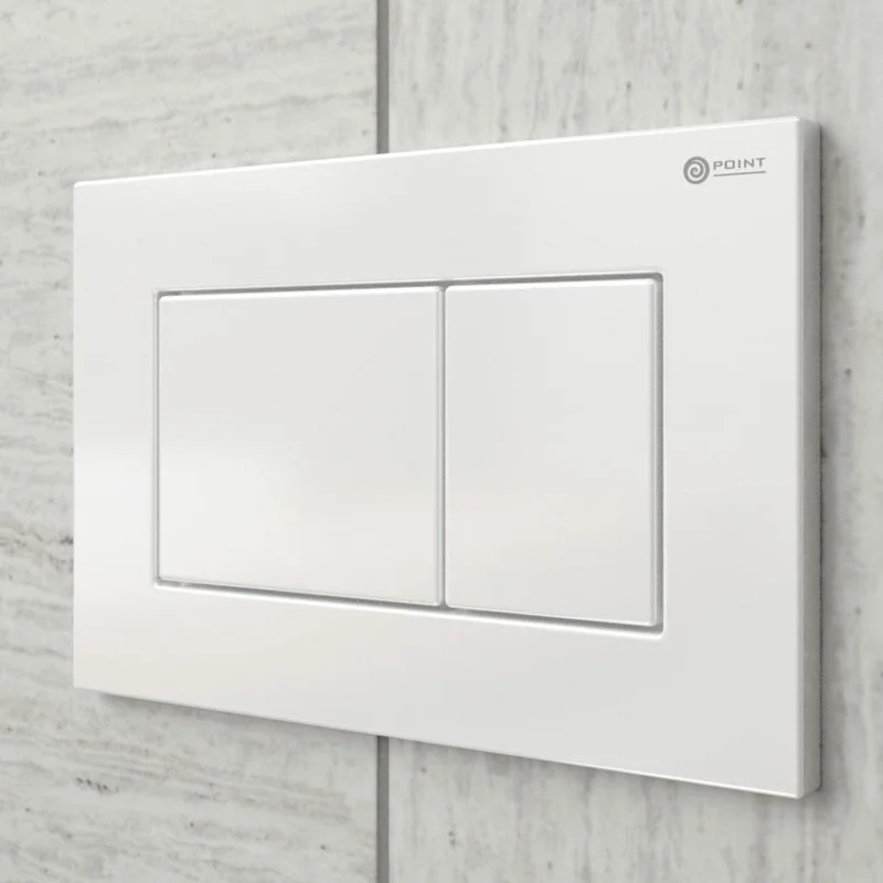 Клавиша смыва Point Ника PN44081W для инсталляции, белая