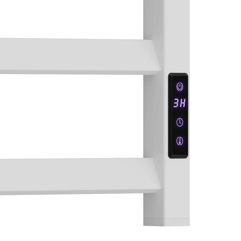 Полотенцесушитель электрический Point Атлант PN18840W П10 400x1000, диммер справа, белый