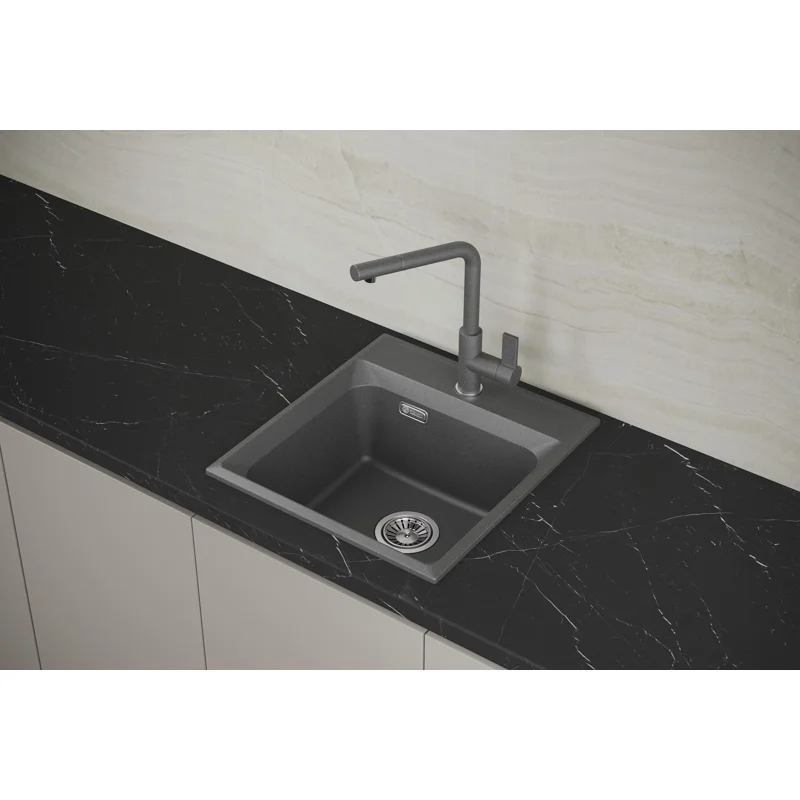Мойка кухонная Point Мисти 46 графит