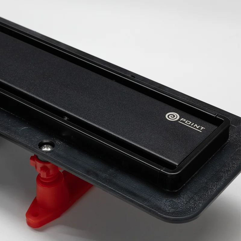 Душевой лоток POINT Деметра сталь черная 450 арт PN50345B