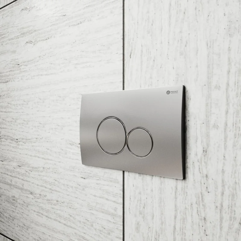 Клавиша смыва Point Виктория PN44061SC для инсталляции, сатин/хром