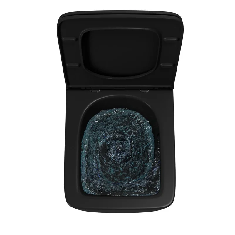 Унитаз подвесной Point Меркурий безободковый, черный мат., сиденье дюропласт микролифт быстросъем., PN41831BM