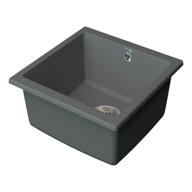 Мойка кухонная Point Бату 45 PN3008AL, серый