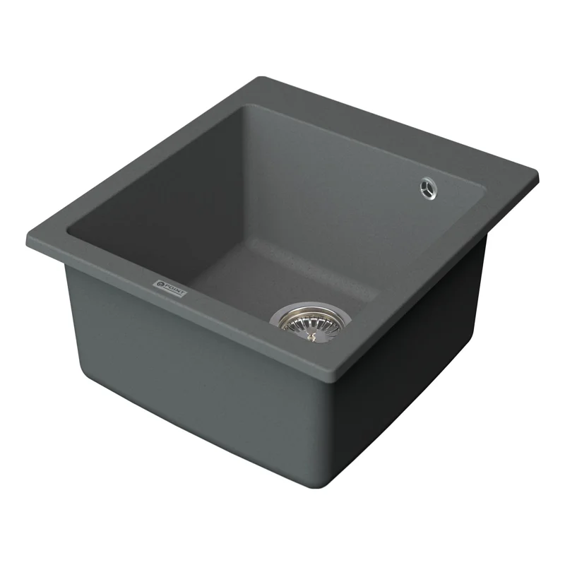 Мойка кухонная Point Моко 47 PN3006AL, серый