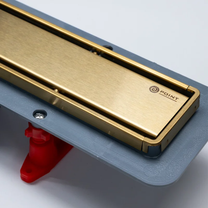 Душевой лоток POINT Деметра золото 550 арт PN50655G