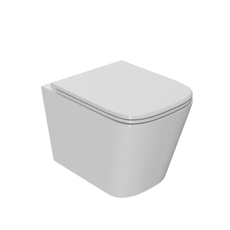 Сет: Система инсталляции Point Элемент для подвесного унитаза PN45120 + Клавиша смыва для инсталляции Point Меркурий, цвет графит, PN44831GM + Унитаз подвесной Point Ника безободковый, сиденье микролифт PN41081