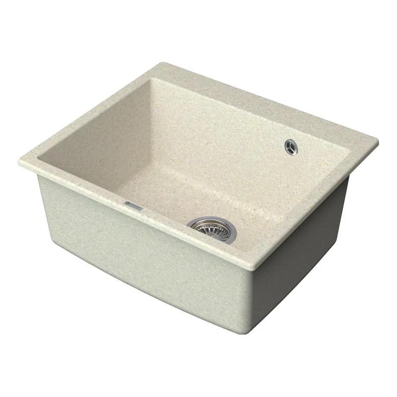 Мойка кухонная Point Бинга 60 PN3003BG, светло-бежевый