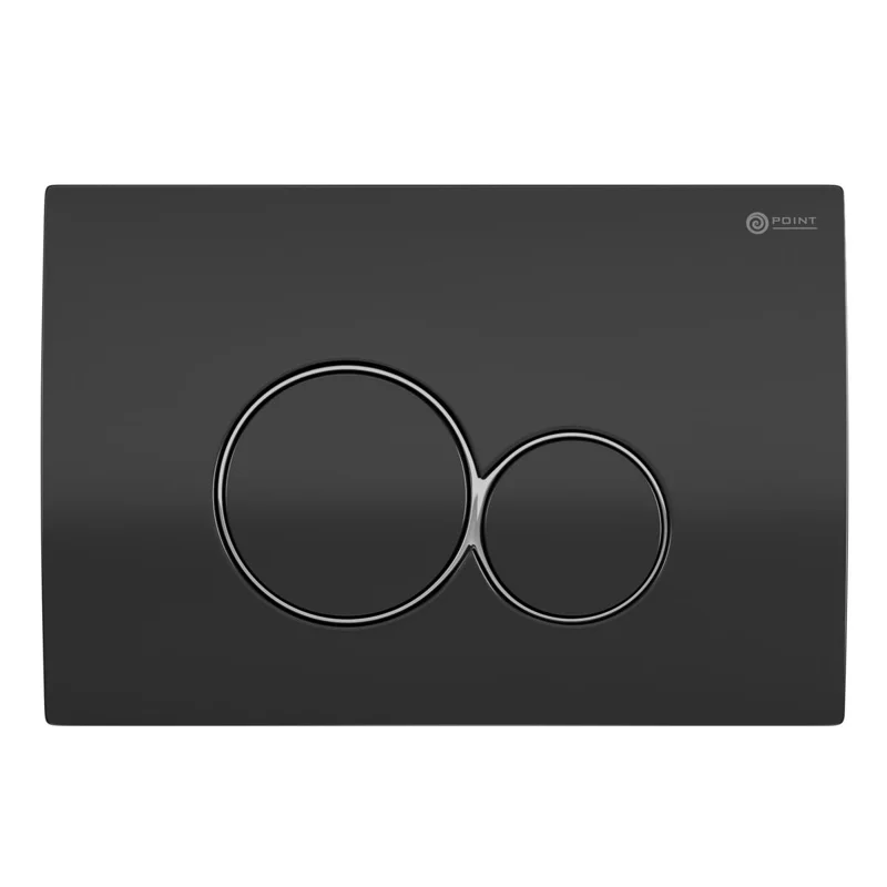 Сет: Система инсталляции Point Элемент для подвесного унитаза PN45120 + Клавиша смыва для инсталляции Point Виктория, черная/хром, PN44061BC + Унитаз подвесной Point Виктория безободковый, сиденье микролифт PN41061