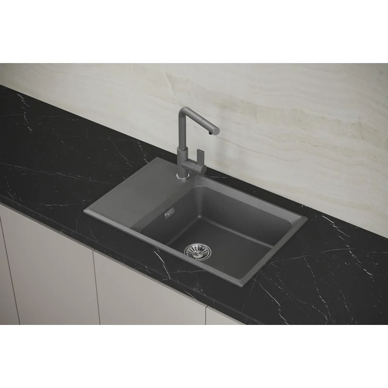 Мойка кухонная Point Этна 78 графит