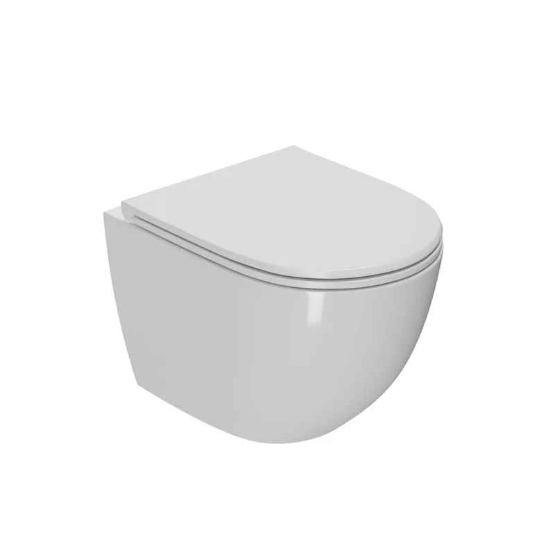 Сет: Система инсталляции Point Элемент для подвесного унитаза PN45120 + Клавиша смыва для инсталляции Point Ника, хром, PN44081C + Унитаз подвесной Point Афина безободковый, сиденье микролифт PN41041