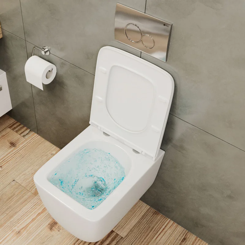 Унитаз подвесной Point Меркурий безободковый, белый, сиденье дюропласт микролифт быстросъем., PN41831