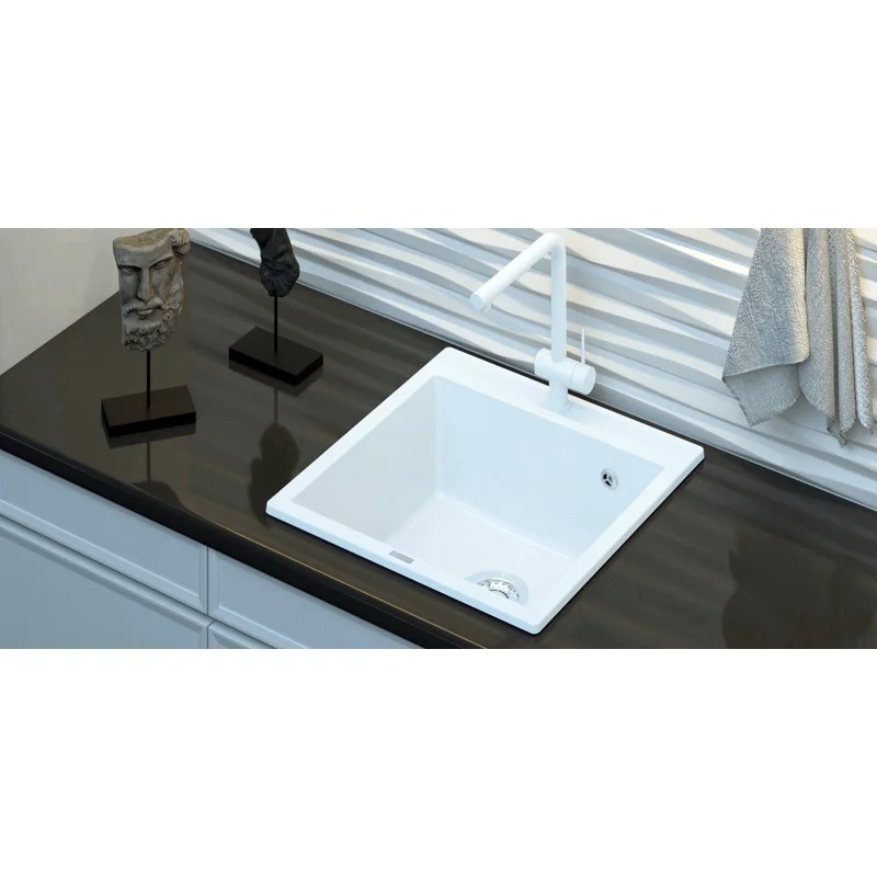 Мойка кухонная Point Арбель 51 PN3001W, белый