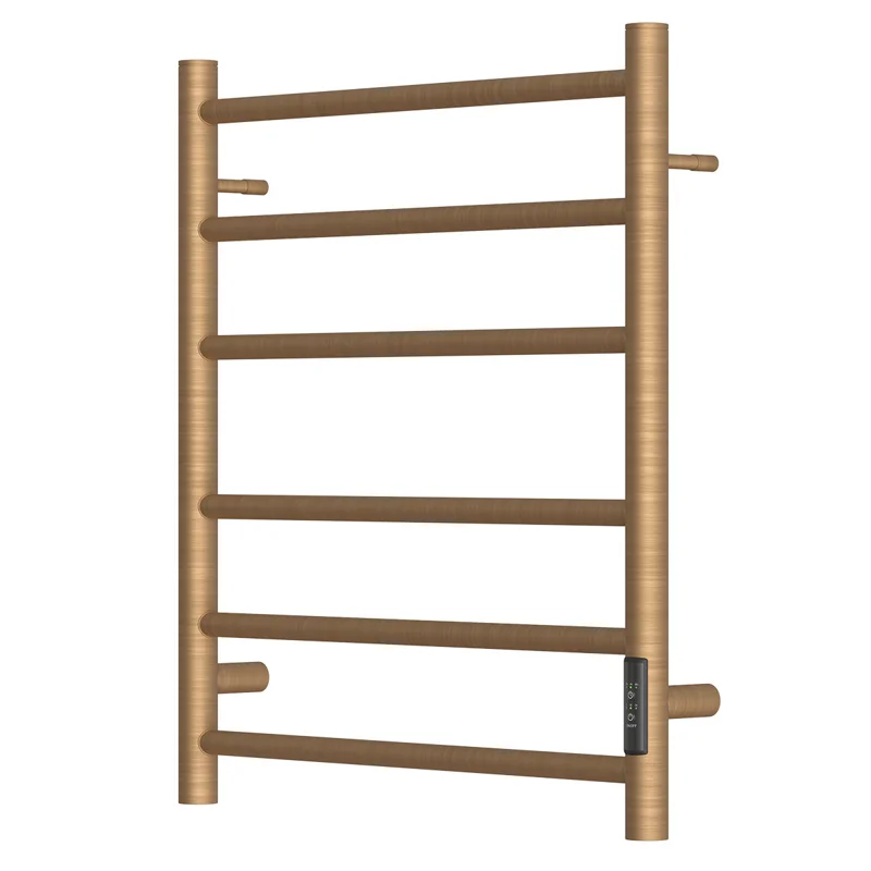 Полотенцесушитель электрический Point Аврора PN10856BR П6 500x600 диммер справа, бронза