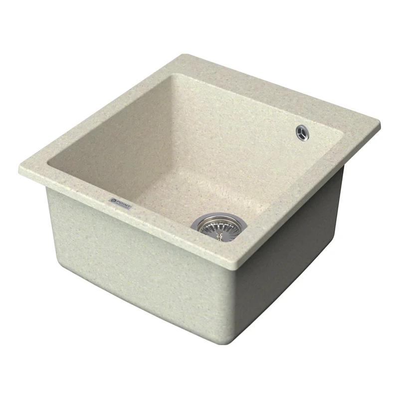 Мойка кухонная Point Моко 47 PN3006BG, светло-бежевый