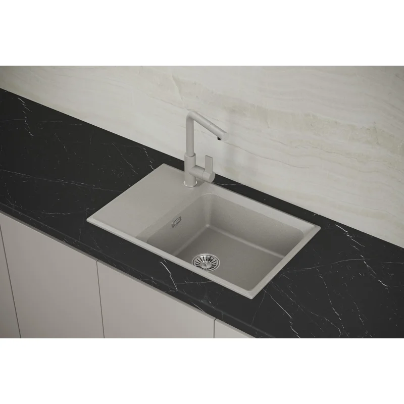 Мойка кухонная Point Этна 78 серый