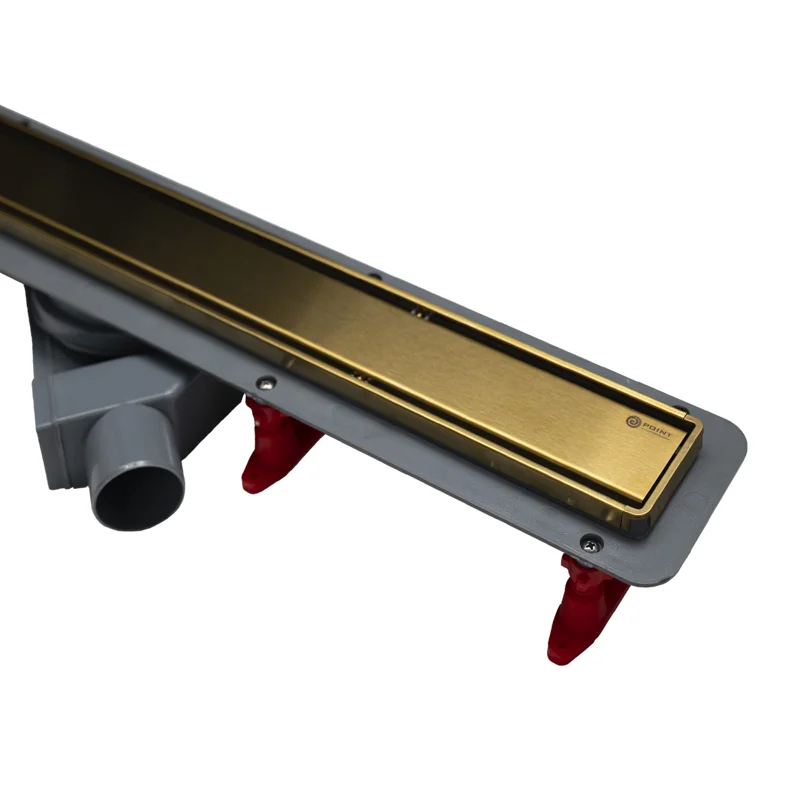 Душевой лоток POINT Деметра золото 850 арт PN50685G