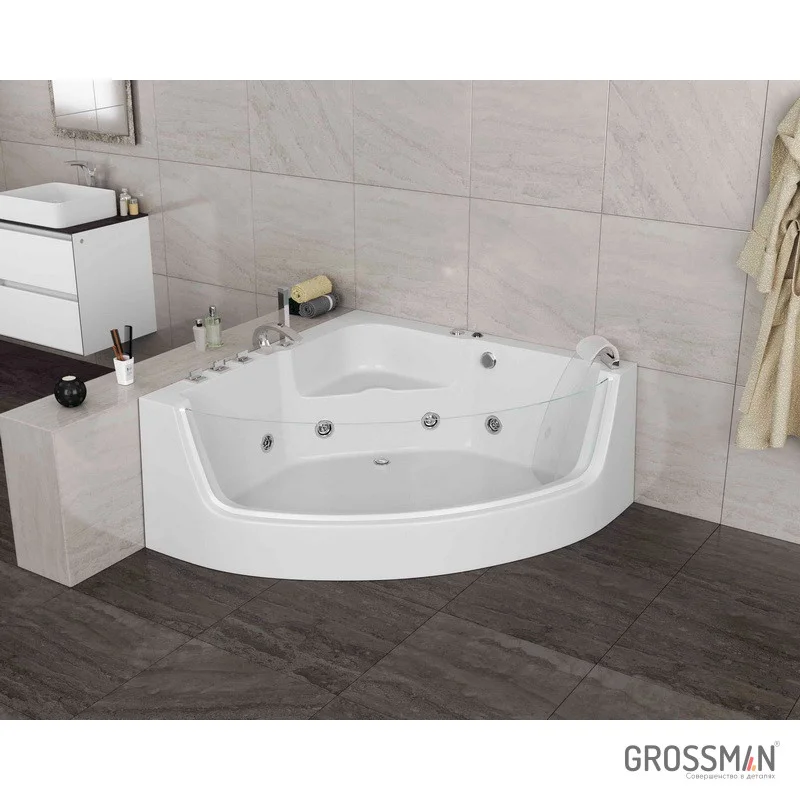 Ванна Grossman гидромассаж. GR-15000-1 (150x150x59) GROSSMAN 1 место