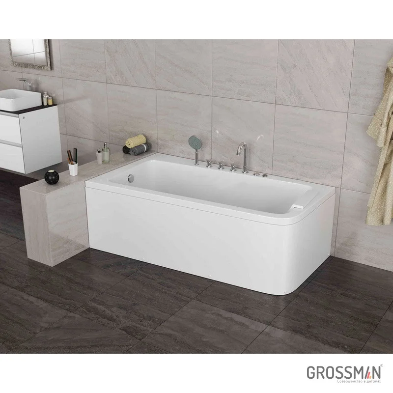 Ванна Grossman гидромассаж. GR-17095-1L (95x170x58) GROSSMAN 1 место