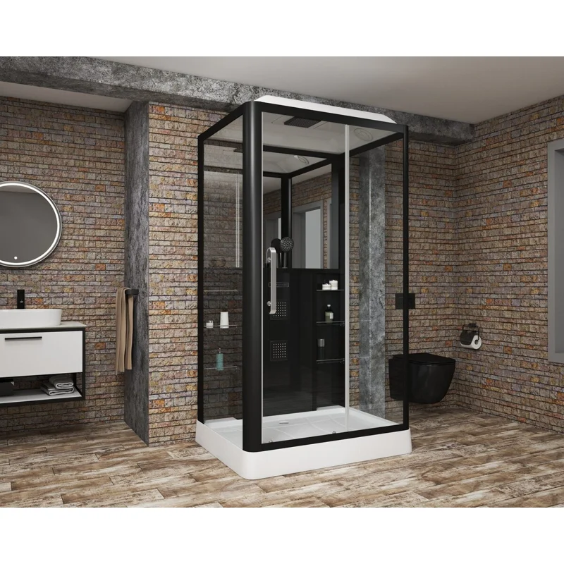 Душ.каб. GR227L (90x120x225) GROSSMAN 3 места