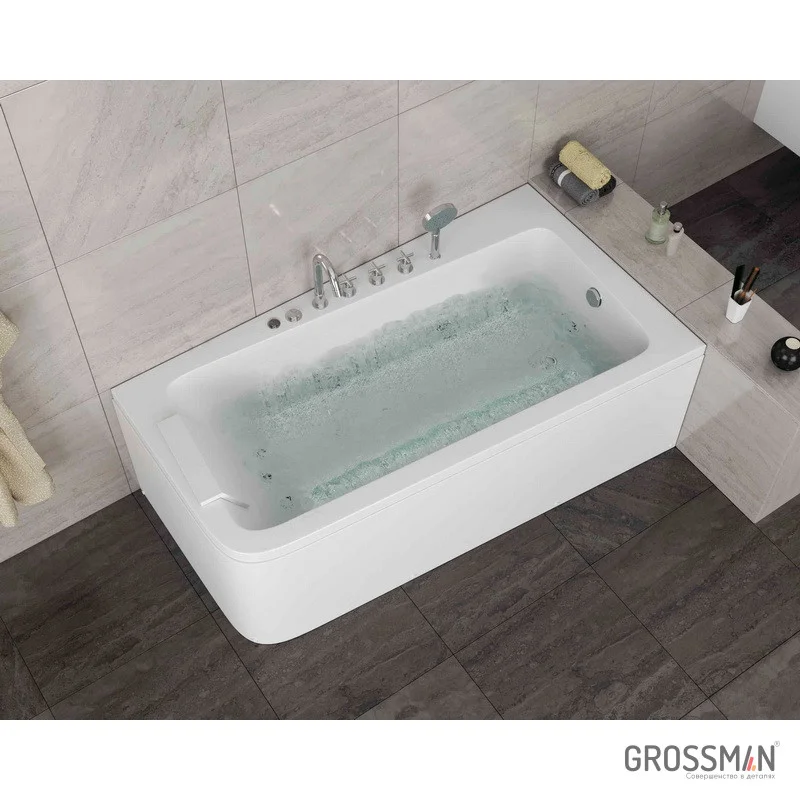 Ванна Grossman гидромассаж. GR-17095-1R (95x170x58) GROSSMAN 1 место