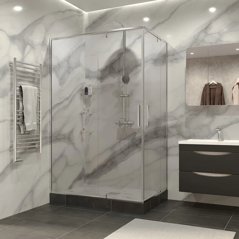 Душевой уголок Grossman GR-1280R Forta (120*80*190) прямоугольник, двери распашные 1 место