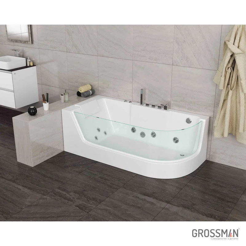 Ванна Grossman гидромассаж. GR-17000-1L (80x170x59) GROSSMAN 1 место