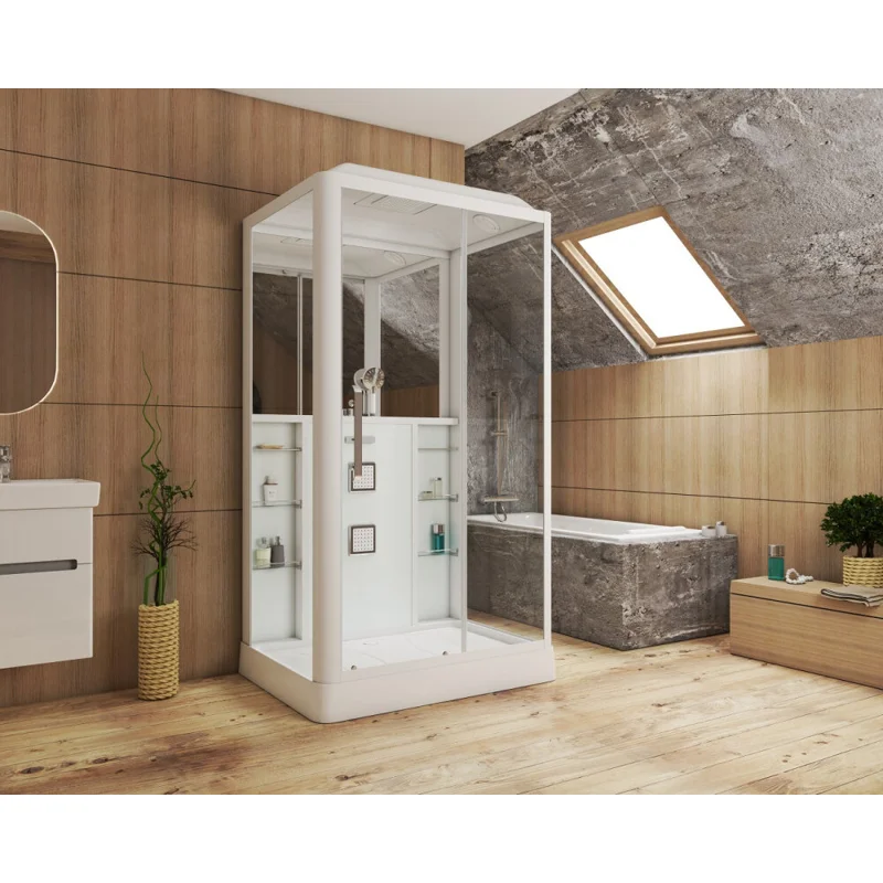 Душ.каб. GR127R (90x120x225) GROSSMAN 3 места