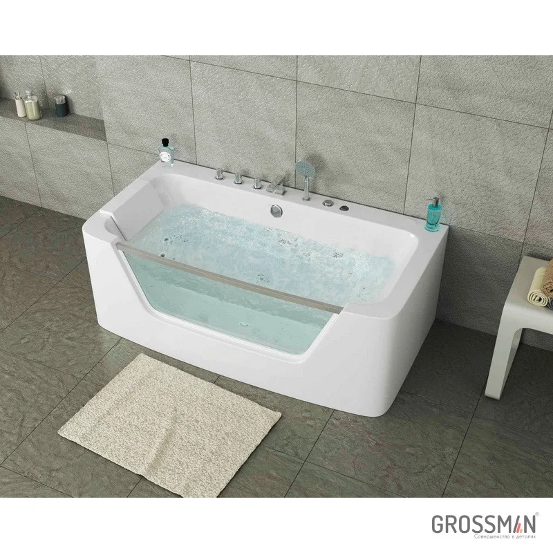 Ванна Grossman гидромассаж. GR-16085-1 (85x160x58) GROSSMAN 1 место
